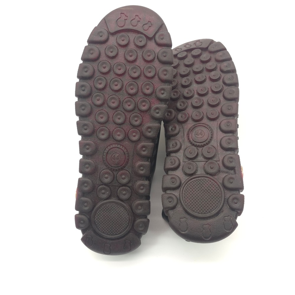Men's Black Moc Toe Loafers Hand‑Stitched Durable Sole Casual Comfort Shoes 10.5 - Picture 6 of 7